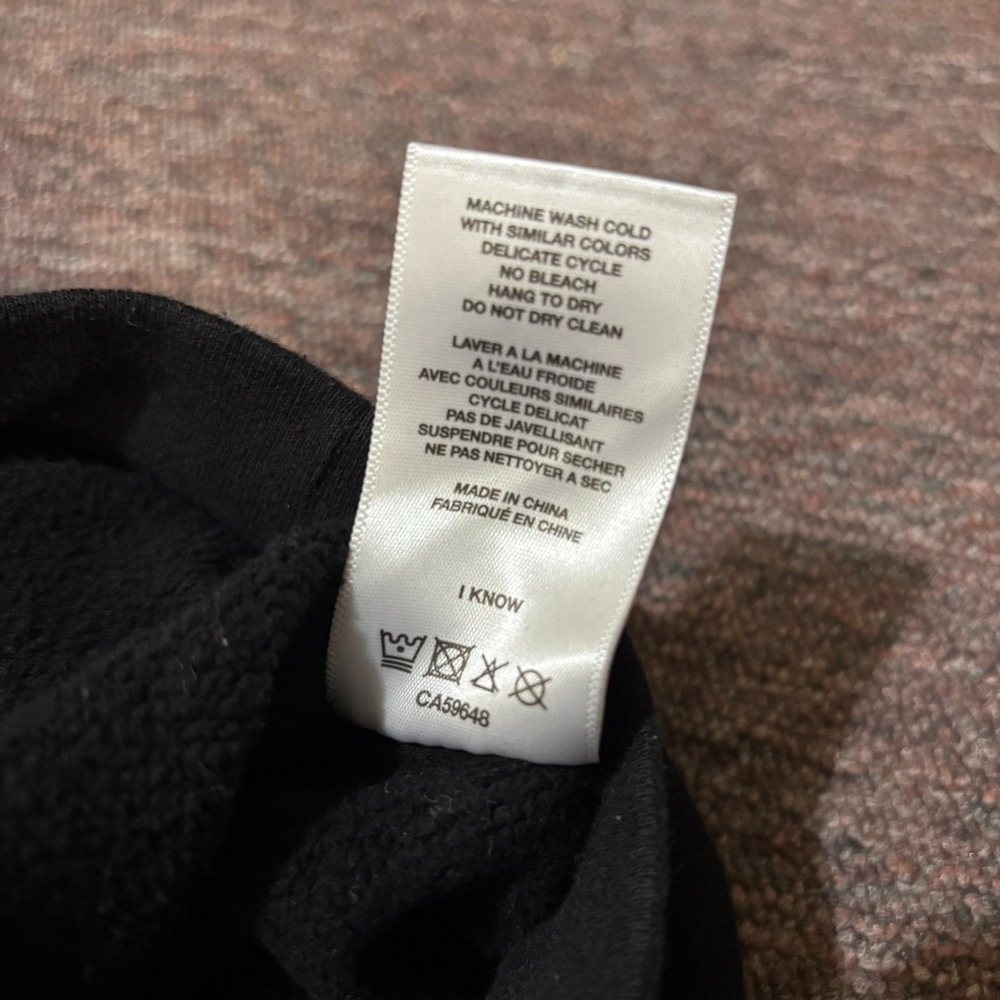 Dime MTL Coffee Cup Embroidered Crewneck Sweatshirt Mens XL Black Skate - Picture 6 of 7